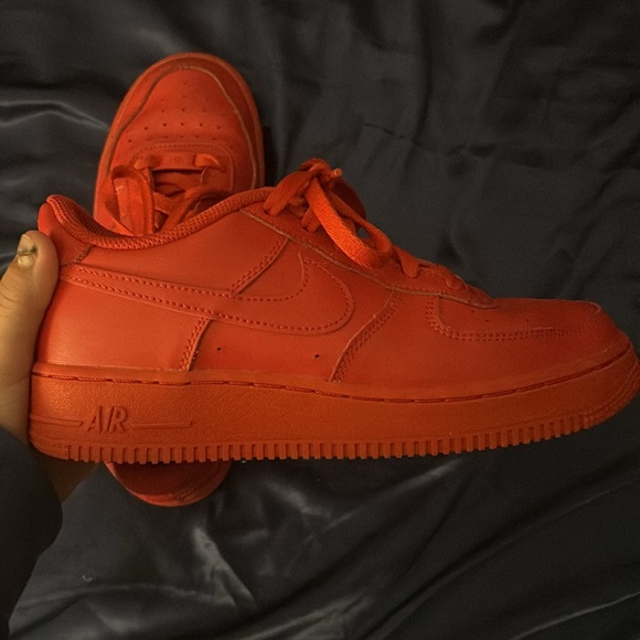 Red Nike Air Force 1’s - Picture 4 of 5